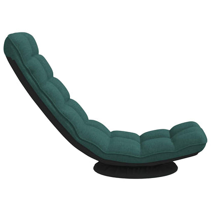 Sedia da Terra Girevole Verde Scuro 70x51x79 cm in Tessuto | homemem39