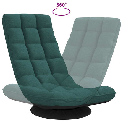 Sedia da Terra Girevole Verde Scuro 70x51x79 cm in Tessuto | homemem39