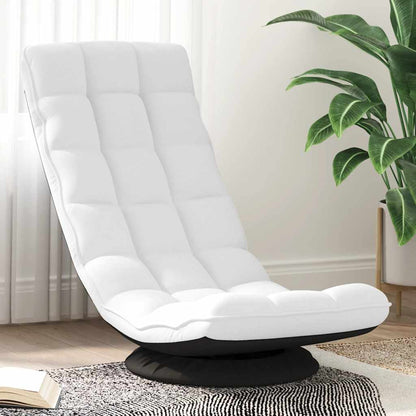 Sedia da Terra Girevole Bianco 70x51x79 cm in Tessuto | homemem39