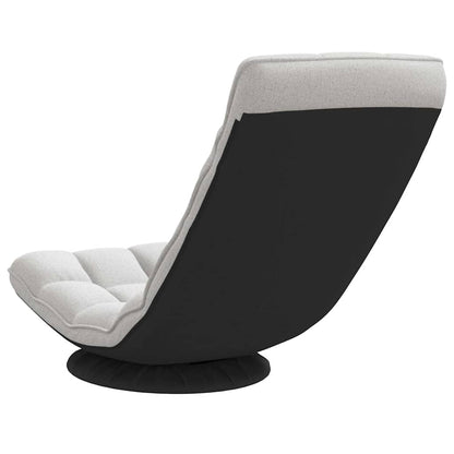 Sedia da Terra Girevole Grigio Nuvola 70x51x79 cm in Tessuto | homemem39