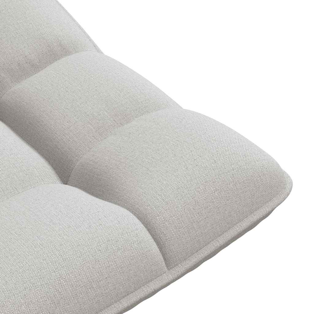Sedia da Terra Girevole Grigio Nuvola 70x51x79 cm in Tessuto | homemem39