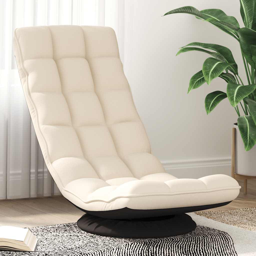 Sedia da Terra Girevole in Lino 70x51x79 cm | homemem39
