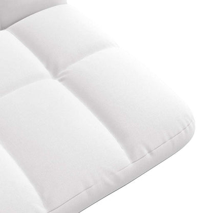 Sedia da Terra Pieghevole Bianco 71x51x62 cm in Tessuto | homemem39