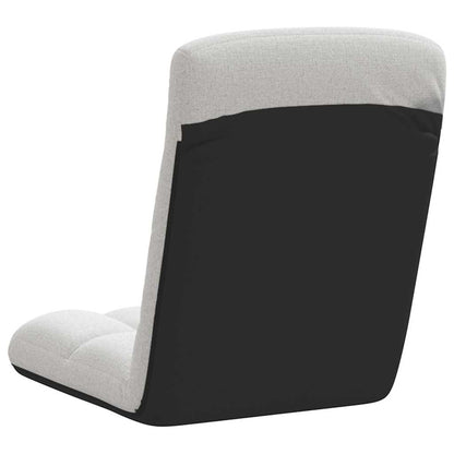 Sedia da Terra Pieghevole Grigio Nuvola 71x51x62 cm in Tessuto | homemem39
