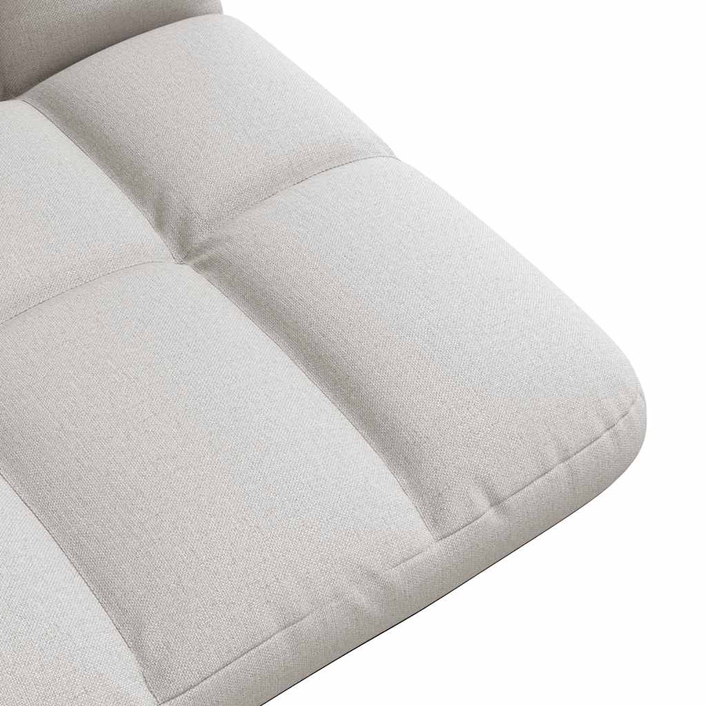 Sedia da Terra Pieghevole Grigio Nuvola 71x51x62 cm in Tessuto | homemem39