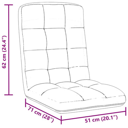 Sedia da Terra Pieghevole in Lino 71x51x62 cm | homemem39