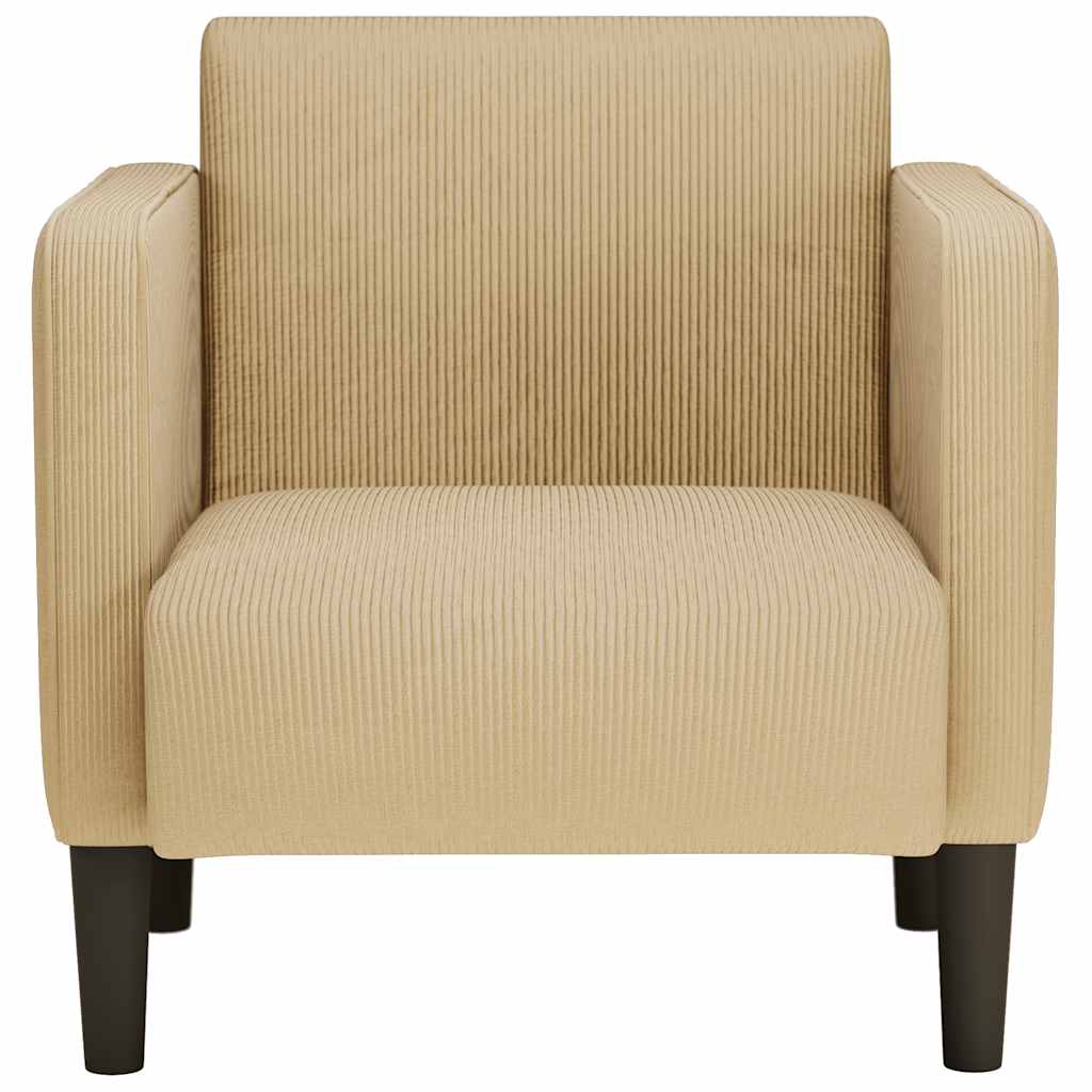 Divano Sedia con Braccioli Verde Grigio 54 cm Tessuto