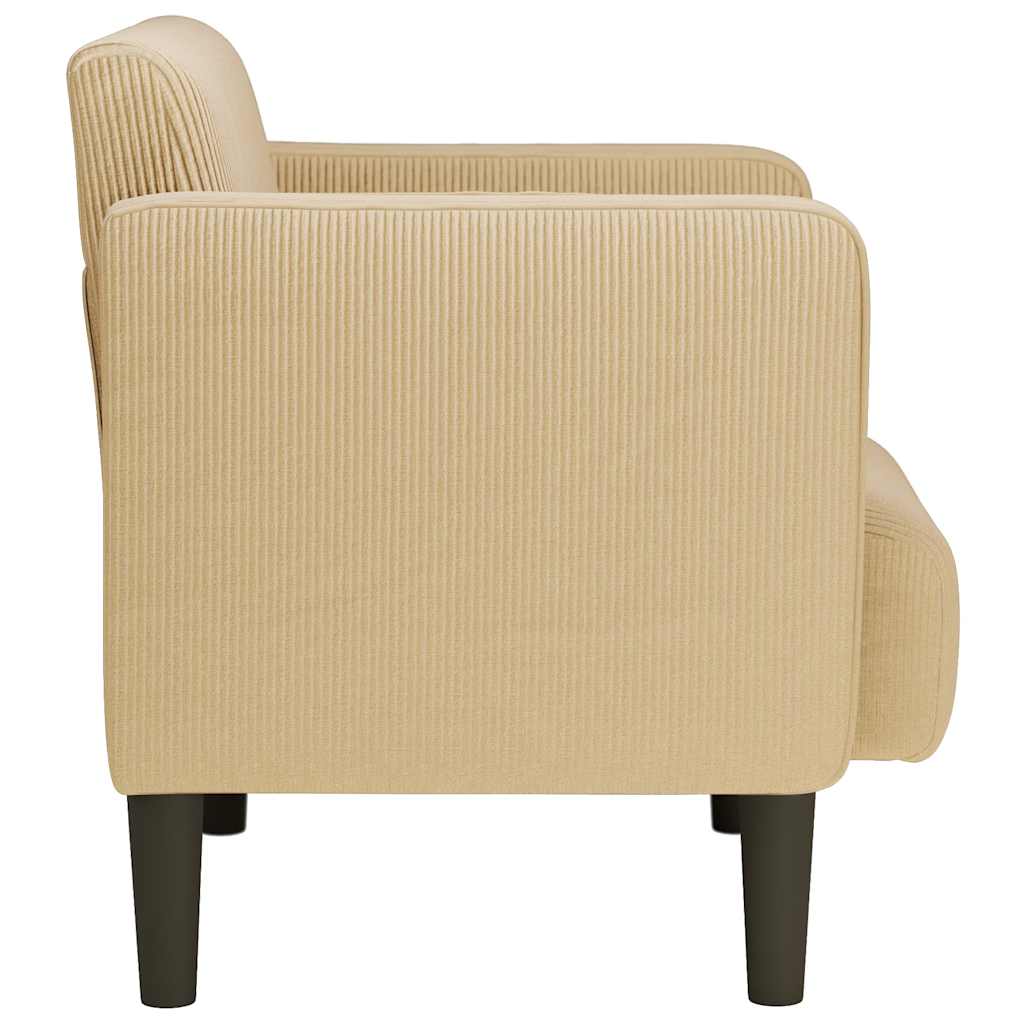 Divano Sedia con Braccioli Verde Grigio 54 cm Tessuto
