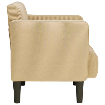 Divano Sedia con Braccioli Verde Grigio 54 cm Tessuto
