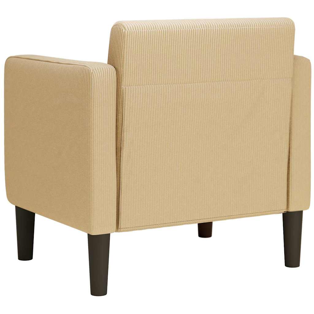 Divano Sedia con Braccioli Verde Grigio 54 cm Tessuto - homemem39