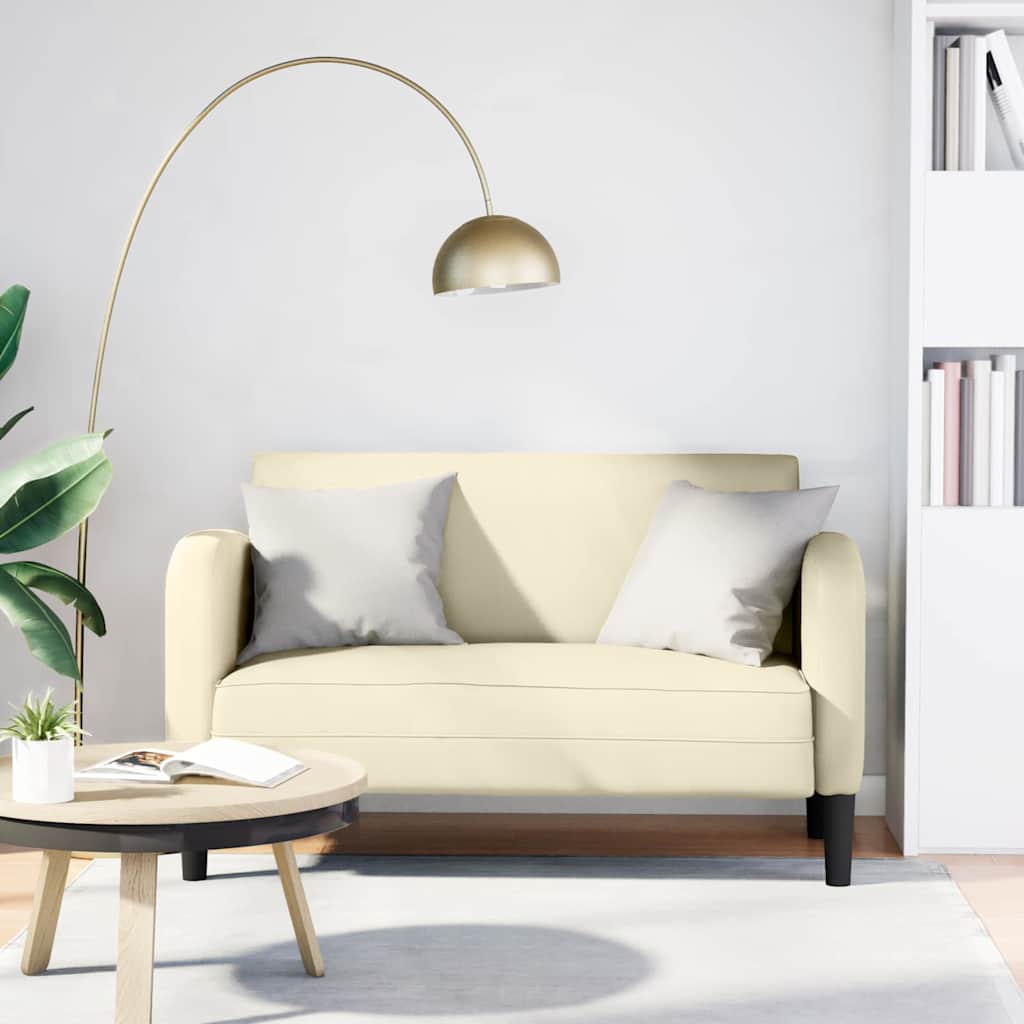 Divano Divanetto Crema 110 cm in Similpelle | homemem39