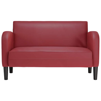 Divano Divanetto Rosso Vino 110 cm in Similpelle | homemem39