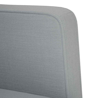 Divano Sedia con Braccioli Grigio Chiaro 53 cm in Tessuto | homemem39