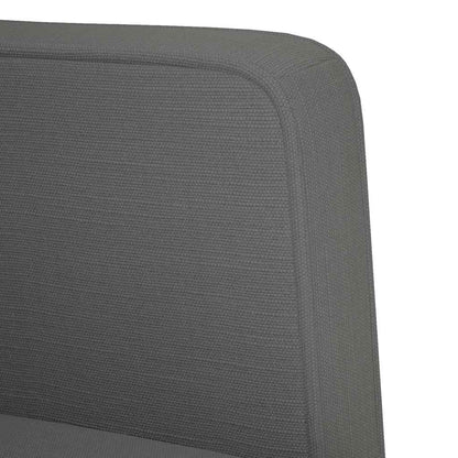 Divano Sedia con Braccioli Grigio Scuro 53 cm in Tessuto | homemem39
