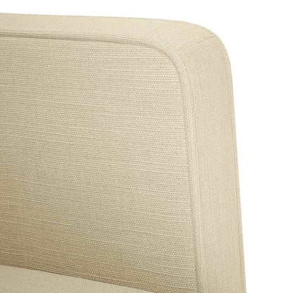 Divano Sedia con Braccioli Crema 53 cm in Tessuto