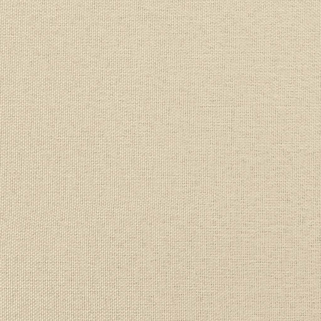 Divano Sedia con Braccioli Crema 53 cm in Tessuto