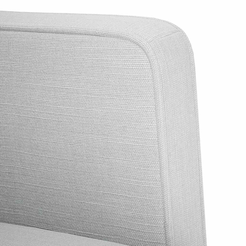 Divano Sedia con Braccioli Grigio Nuvola 53 cm in Tessuto