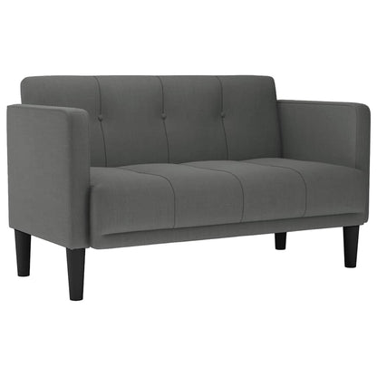 Divano Divanetto Grigio Scuro 111 cm in Tessuto | homemem39