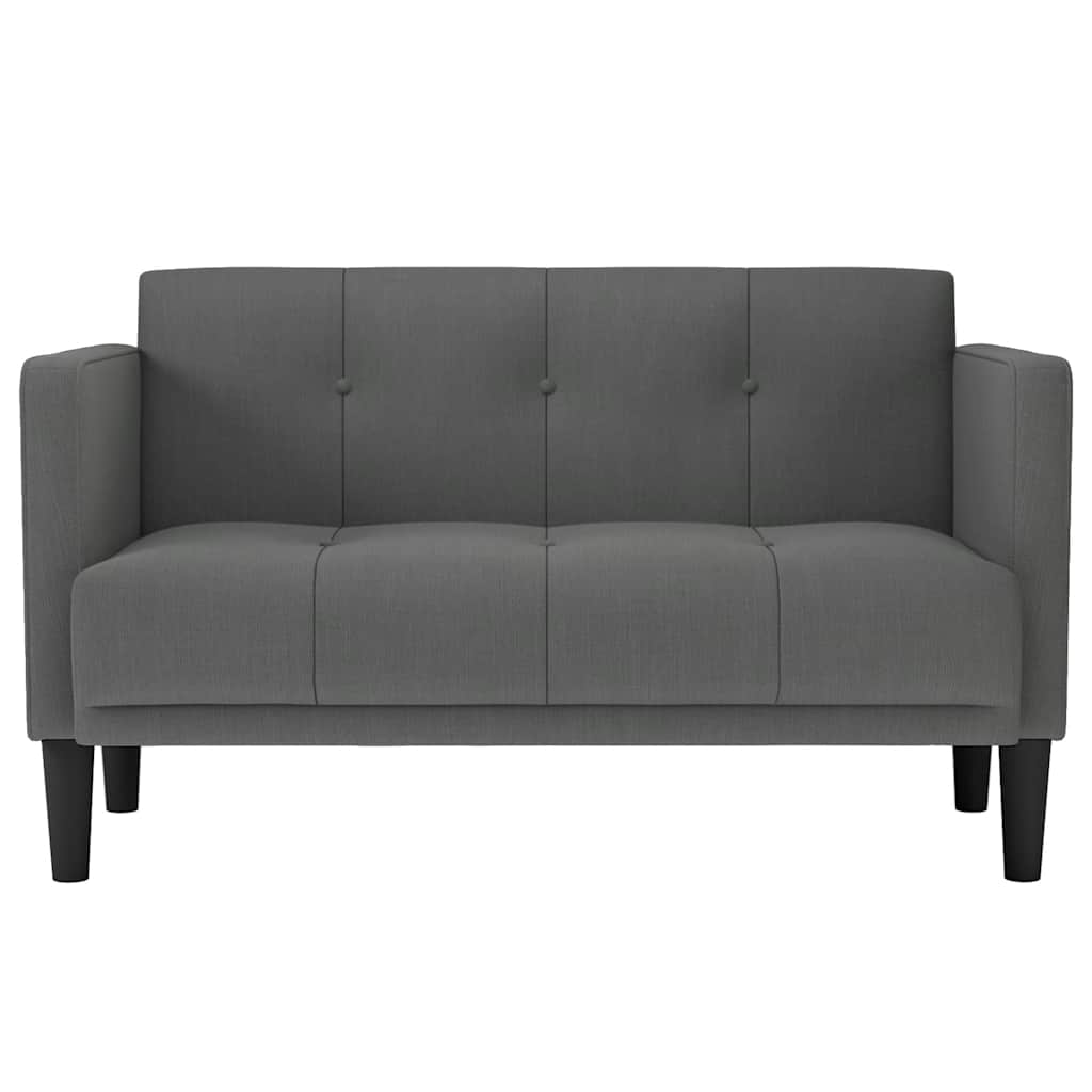 Divano Divanetto Grigio Scuro 111 cm in Tessuto | homemem39