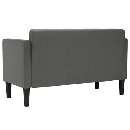 Divano Divanetto Grigio Scuro 111 cm in Tessuto | homemem39