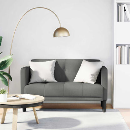 Divano Divanetto Grigio Scuro 111 cm in Tessuto | homemem39