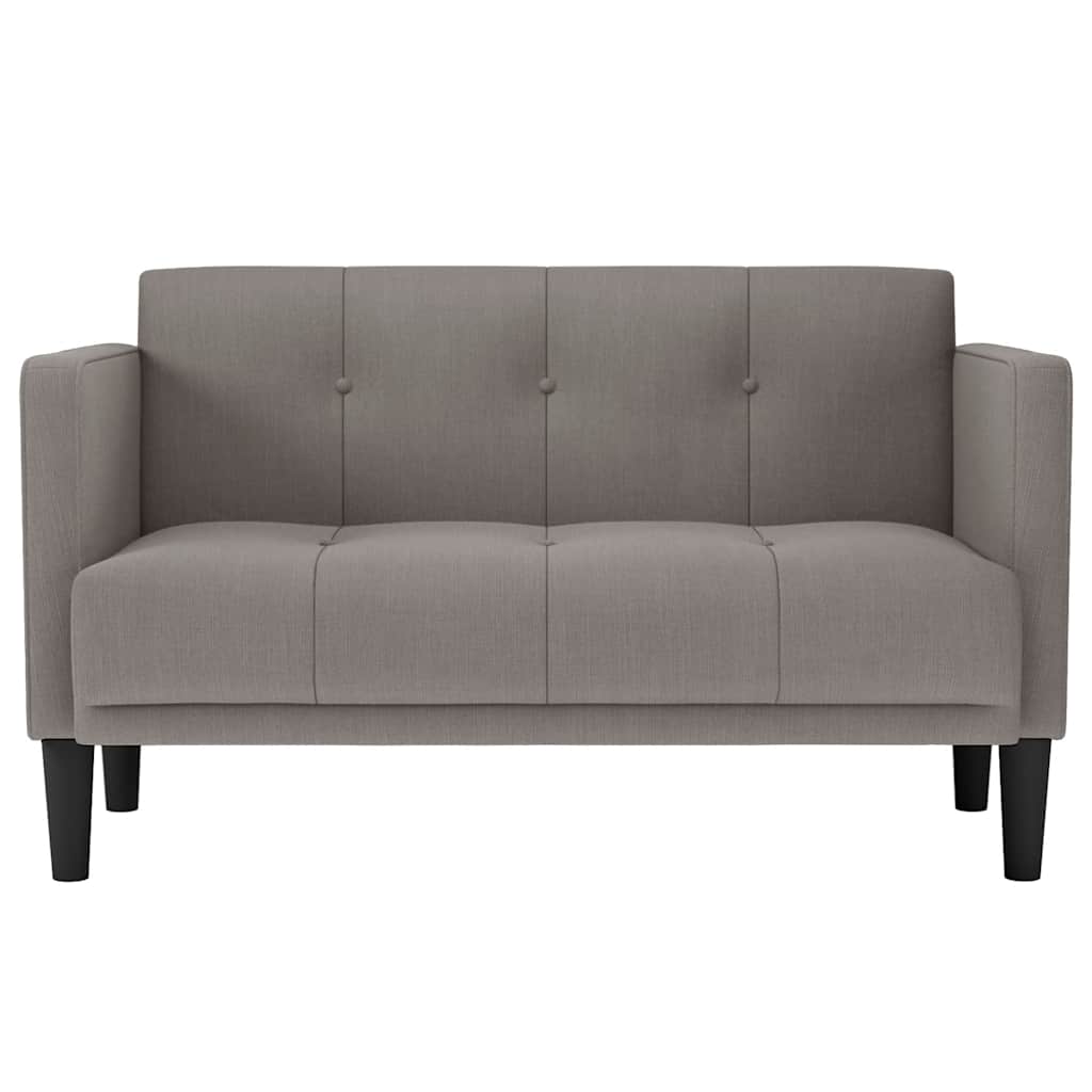 Divano Divanetto Tortora 111 cm in Tessuto