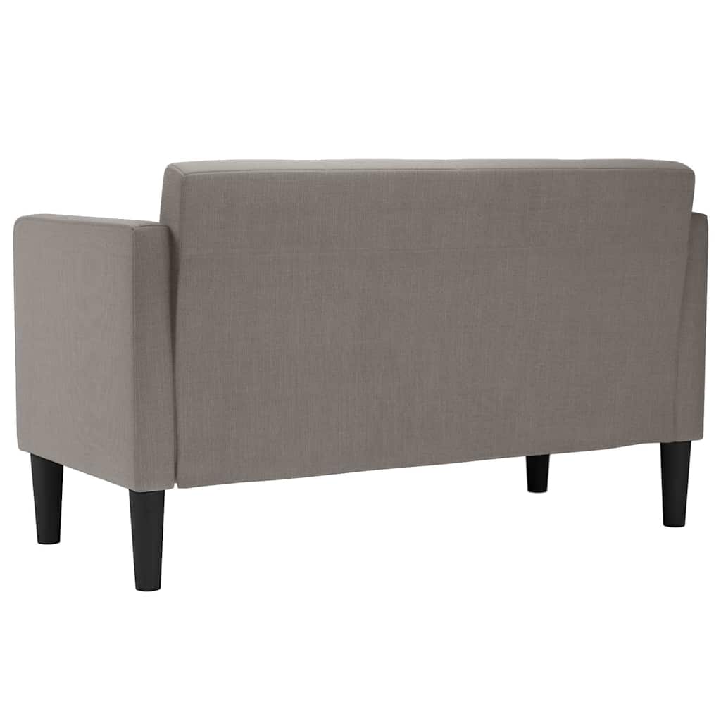 Divano Divanetto Tortora 111 cm in Tessuto | homemem39