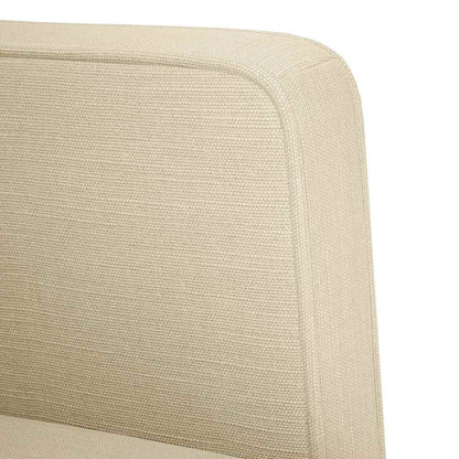 Divano Divanetto Crema 111 cm in Tessuto