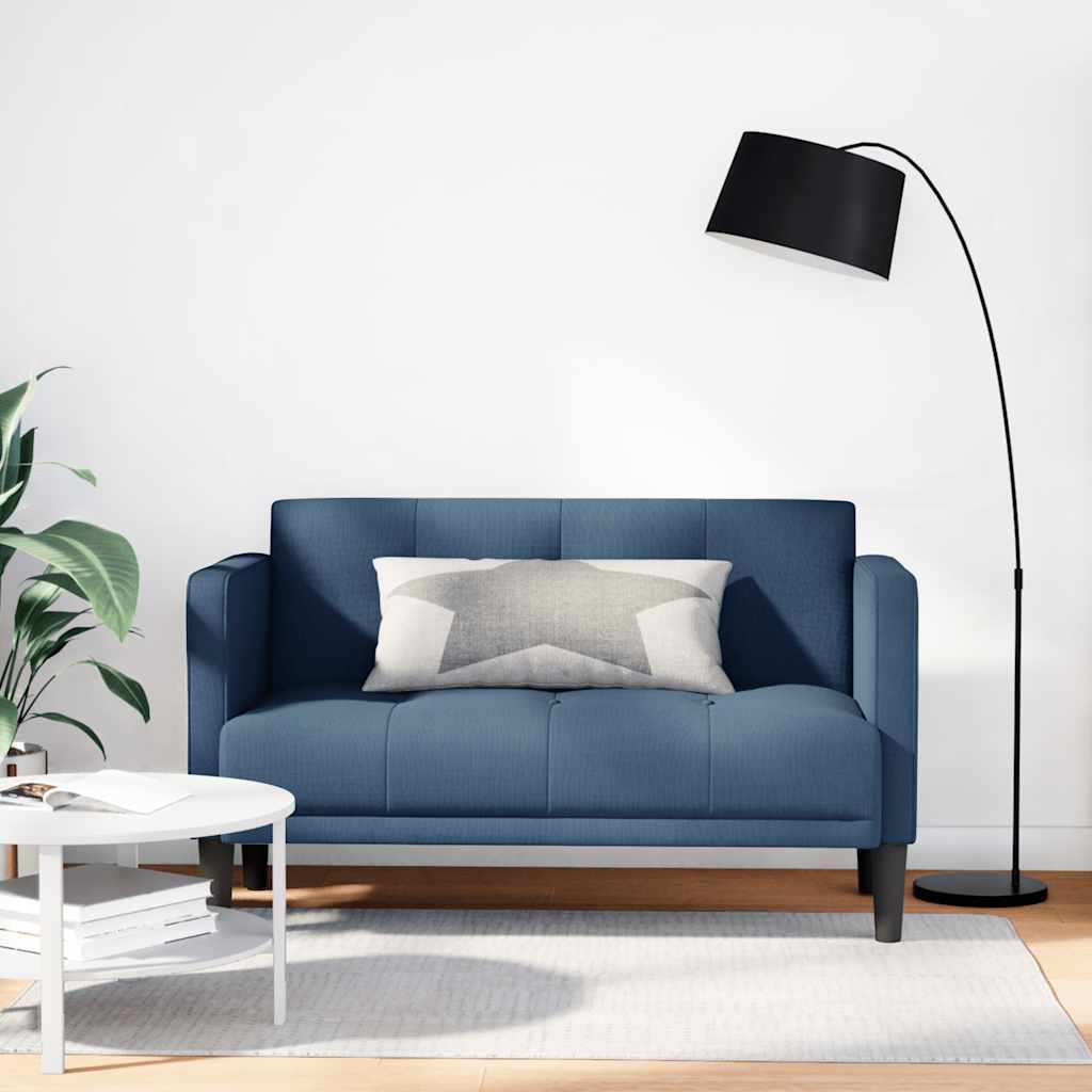 Divano Divanetto Blu 111 cm in Tessuto | homemem39