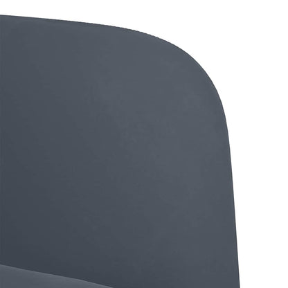 Divano Sedia con Braccioli Grigio Scuro 54 cm in Velluto | homemem39