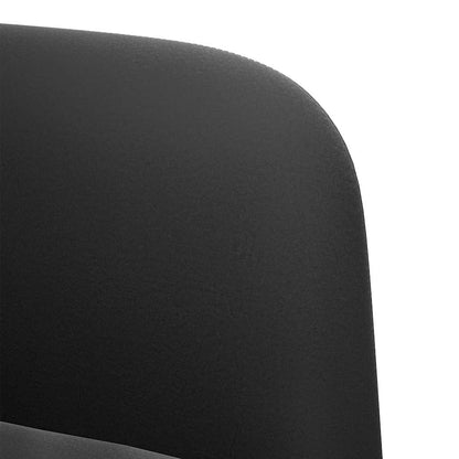 Divano Sedia con Braccioli Nero 54 cm in Velluto | homemem39