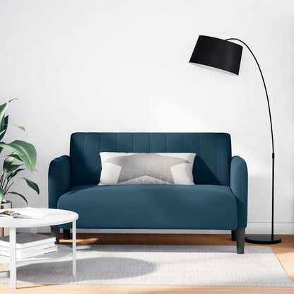 Divano Divanetto Blu 109 cm in Velluto