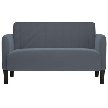 Divano Divanetto Grigio Scuro 109 cm in Velluto | homemem39