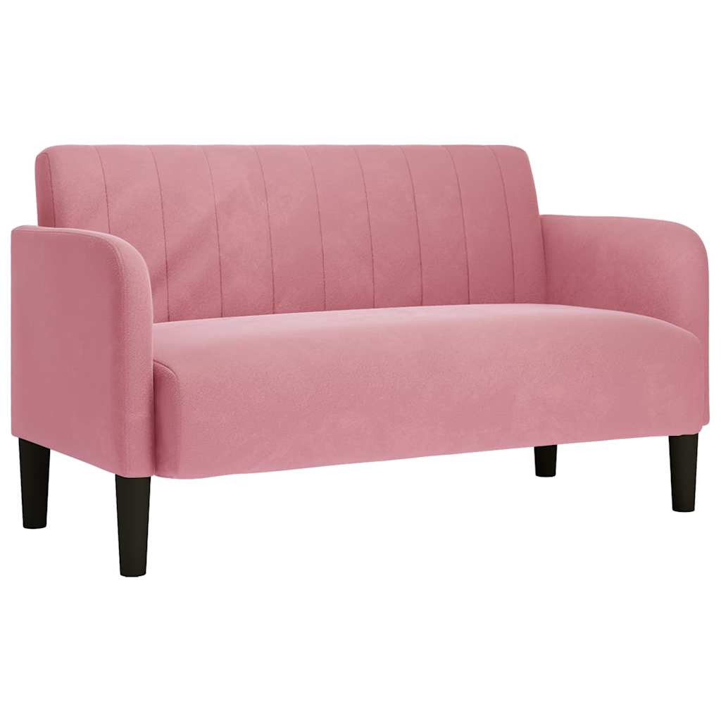 Divano Divanetto Rosa 109 cm in Velluto | homemem39
