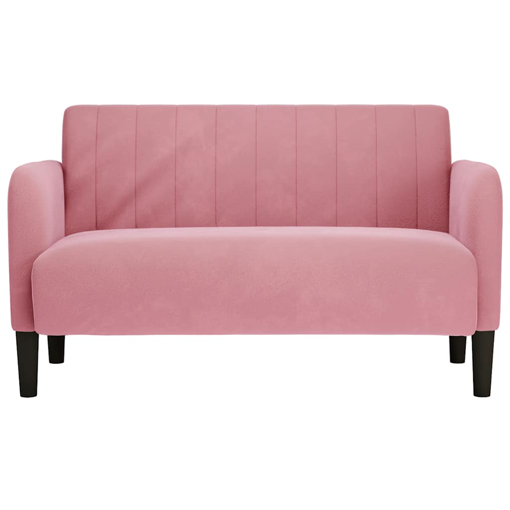 Divano Divanetto Rosa 109 cm in Velluto | homemem39