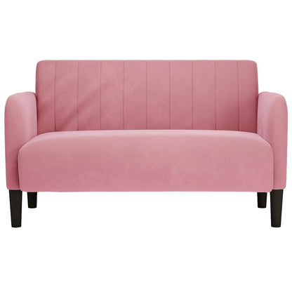 Divano Divanetto Rosa 109 cm in Velluto | homemem39