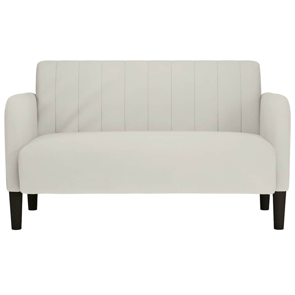 Divano Divanetto Crema 109 cm in Velluto