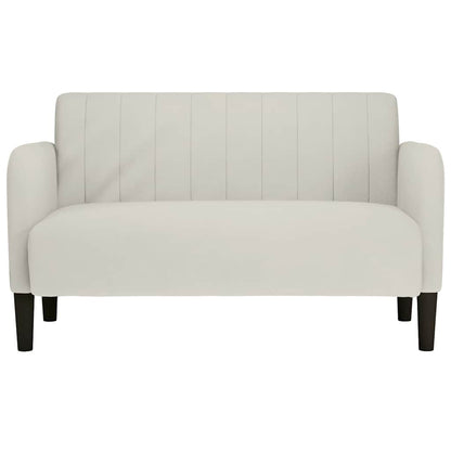Divano Divanetto Crema 109 cm in Velluto