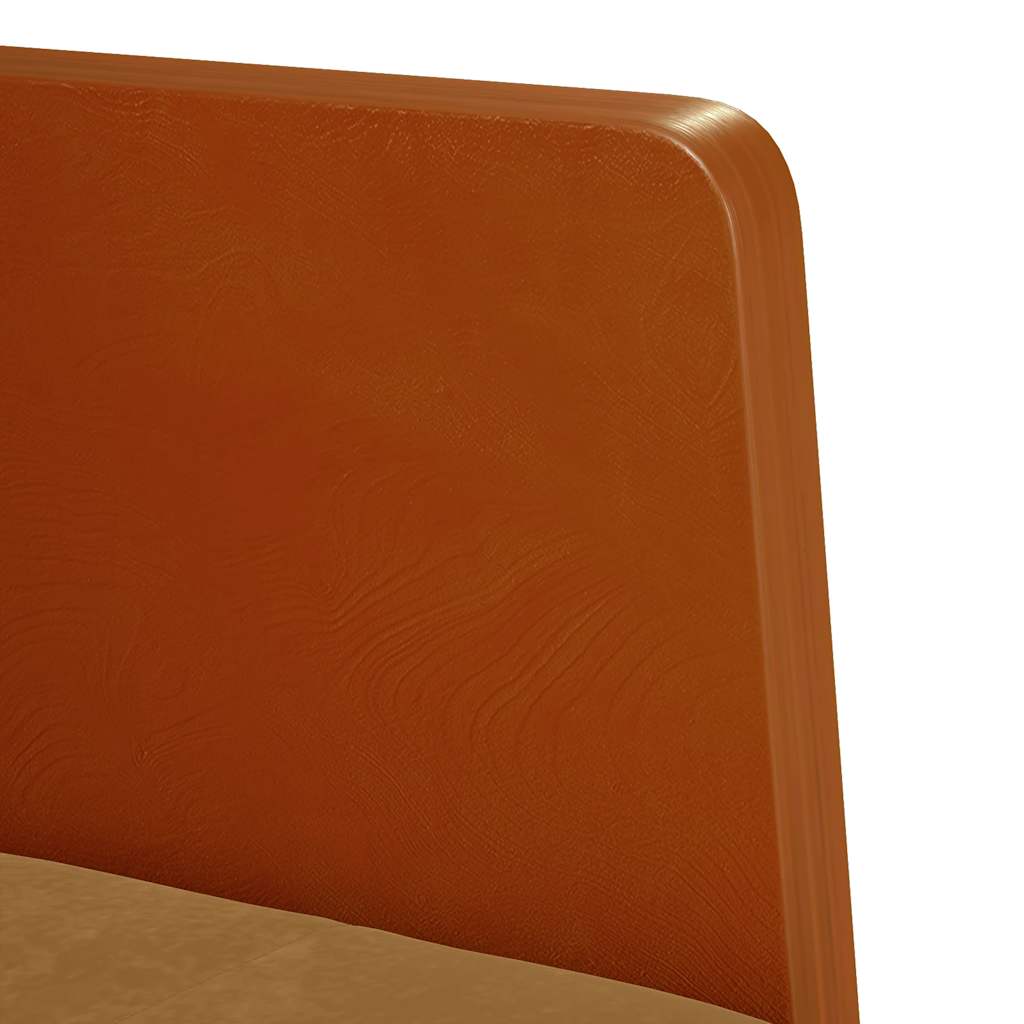 Divano Sedia con Braccioli Marrone 55 cm in Velluto