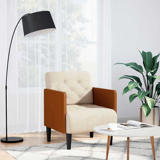 Divano Sedia con Braccioli 55 cm Lino - homemem39