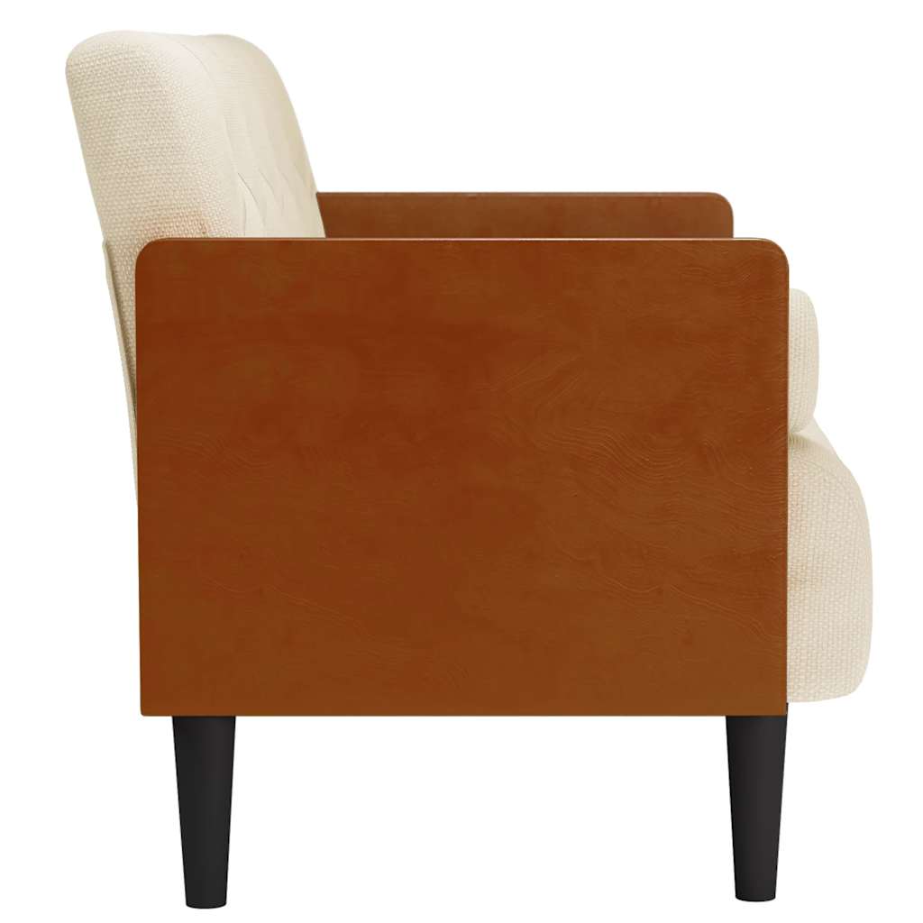 Divano Divanetto con Cuscini Bolster 110 cm Lino