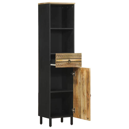 Mobile da Bagno 38x33,5x160 cm in Legno Massello di Mango | homemem39