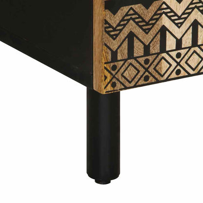 Mobile da Bagno 38x33,5x160 cm in Legno Massello di Mango | homemem39
