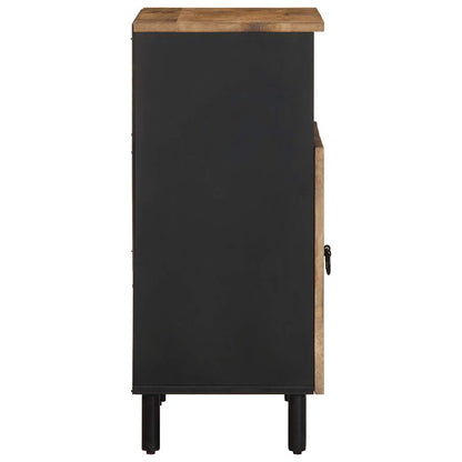 Credenza 60x33,5x75 cm in Legno Massello di Mango Grezzo