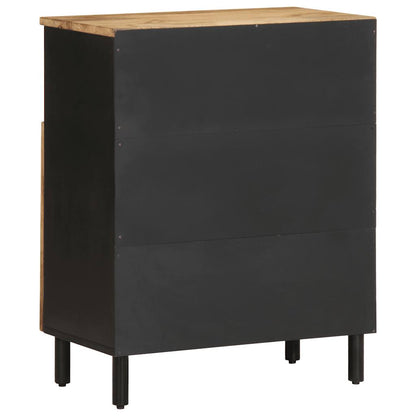 Credenza 60x33,5x75 cm in Legno Massello di Mango Grezzo | homemem39
