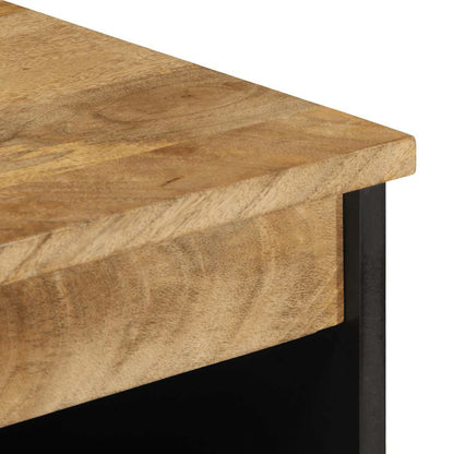Credenza 60x33,5x75 cm in Legno Massello di Mango Grezzo | homemem39