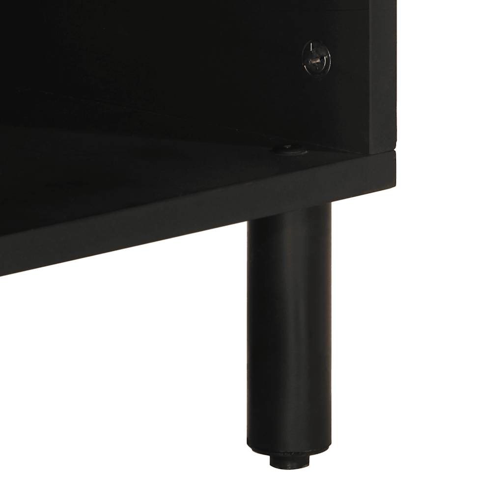 Credenza 80x33,5x75 cm in Legno Massello di Mango Grezzo - homemem39