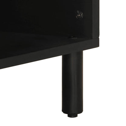 Credenza 80x33,5x75 cm in Legno Massello di Mango Grezzo - homemem39