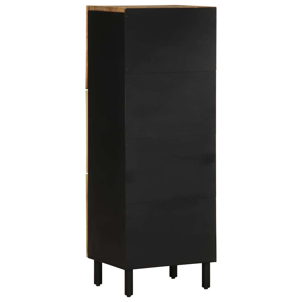 Credenza 40x33,5x110 cm in Legno Massello di Mango Grezzo | homemem39