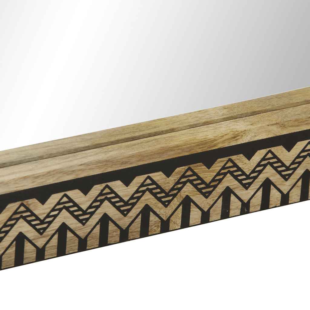 Specchio da Bagno 50x70 cm in Legno Massello di Mango e Vetro | homemem39